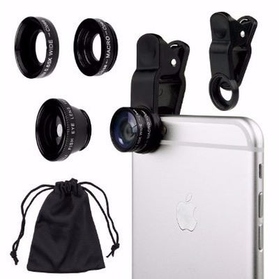 Universal Cell Phone Camera Lens Kit Black Konga Online Shopping