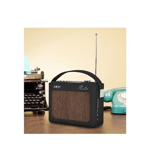 Akai Retro Bluetooth Wireless Dab Radio Black Konga Online Shopping