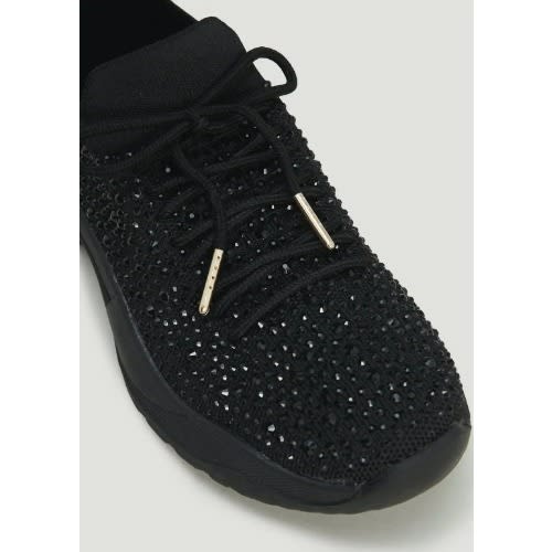 Head Over Heels Black Diamante Trainers Konga Online Shopping