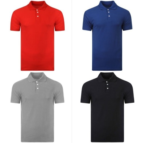 plain black polos