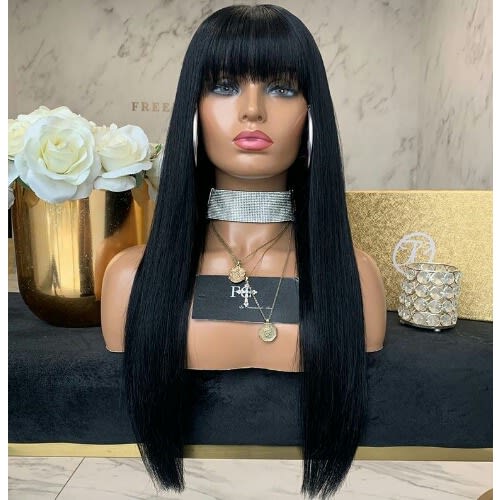 Synthetic long bob wig online
