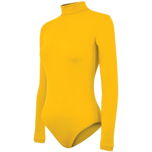 Long Sleeve Turtleneck Bodysuit - Yellow | Konga Online Shopping