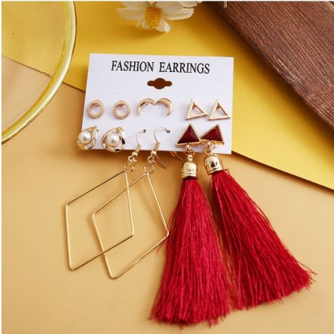 Fashion Front 6 1n 1 Earrings Set Konga Online Shopping