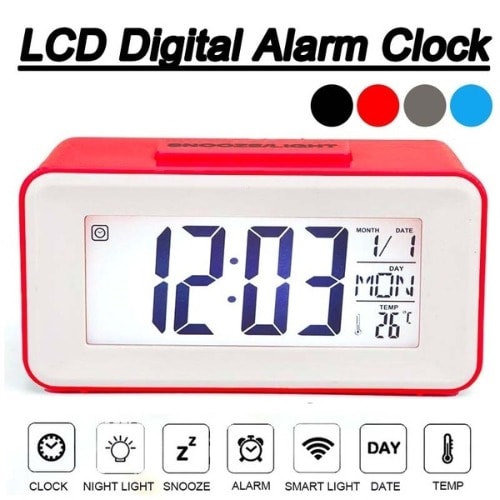Digital Led Alarm Clocks Student, Red Led Alarm Clock