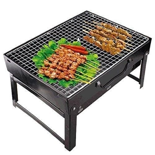 Foldable charcoal deals grill