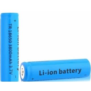 Rechargeable Lithium Battery - 2Pcs - 3800mAh 3.7V 18650.