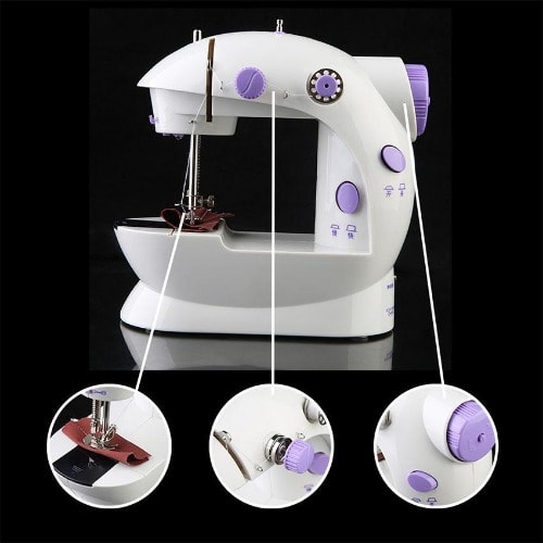 Mini Sewing Machine Portable Electric Crafting Mending Machine 2