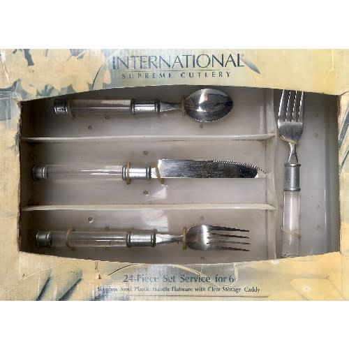 International Supreme Stainless Steel Cutlery Set 24 Pieces Konga