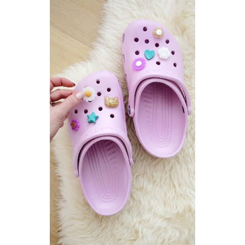 Pink croc slippers new arrivals