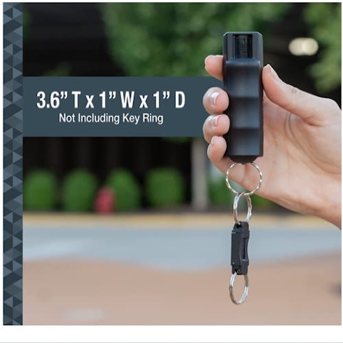 SABRE Pepper Spray Keychain With Quick Release Max Police Strength