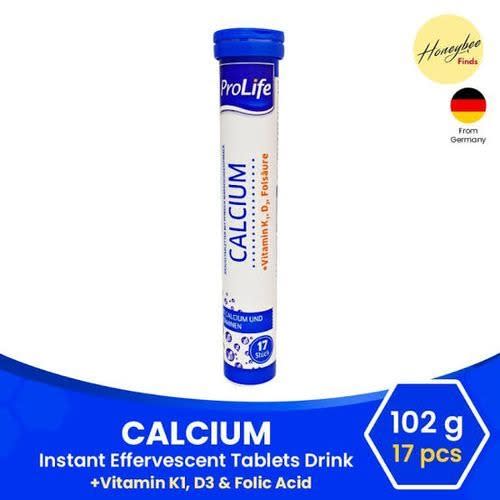 Prolife Calcium Effervescent Calcium With Vitamins D3 And Folsaure
