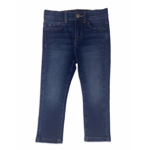 stretch denim trousers
