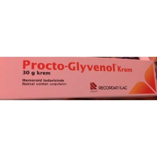 procto glyvenol cream treatment of hemorrhoids 30g