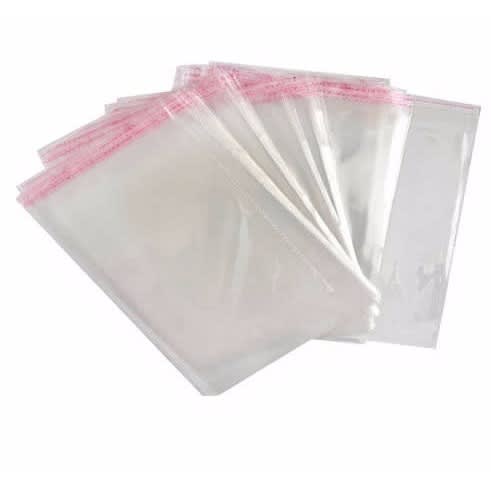 Transparent Self Adhesive Packaging Nylon Bag - 100 Pieces - Size 12 * 15 | Konga Online Shopping