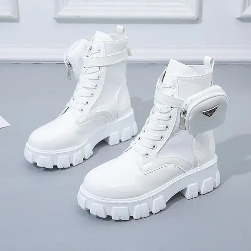 Women in sale white boots