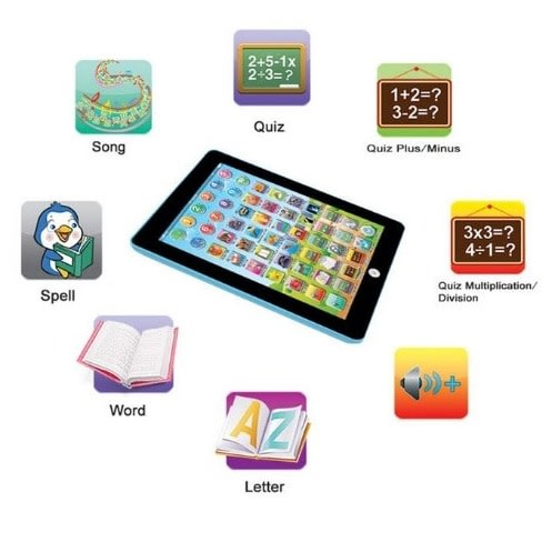 kids y pad learning tablet with light sound fun