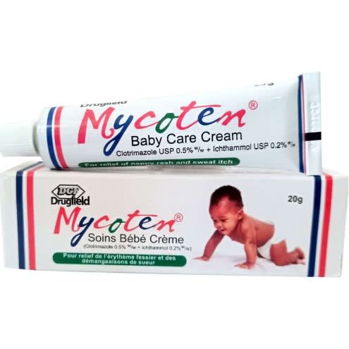 Drugfield Mycoten Baby Care Cream - 20g.