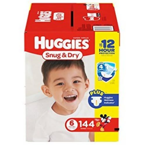 huggies snug and dry size 6