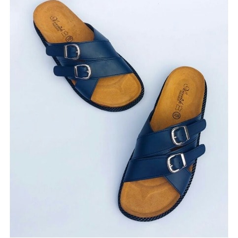 Realwon Male Stock Slippers - Blue | Konga Online Shopping