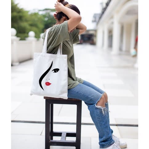 crop pop - printed tote bag designed by Tors Hennessy - Buy on Artwow.co