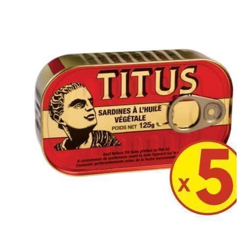 Titus Sardine 125g X 5pieces Konga Online Shopping