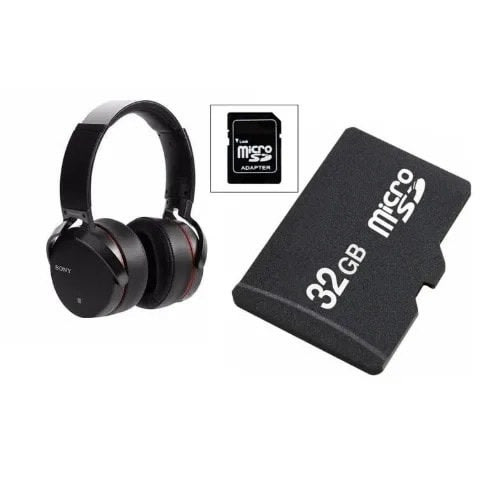 headphones with memory card