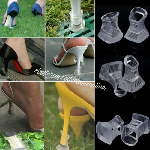 clear high heel protectors