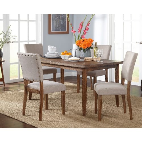 Handys Simple Living Provence Dining Set 5pc Provence Driftwood