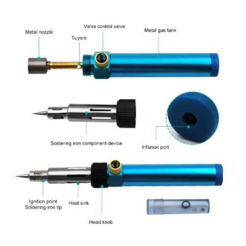 Gas shop soldering kit