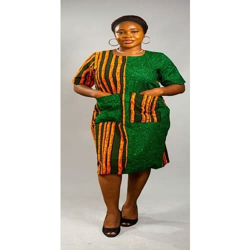 Boltmorideas Moyo Ankara Mixed Short Gown Konga Online Shopping