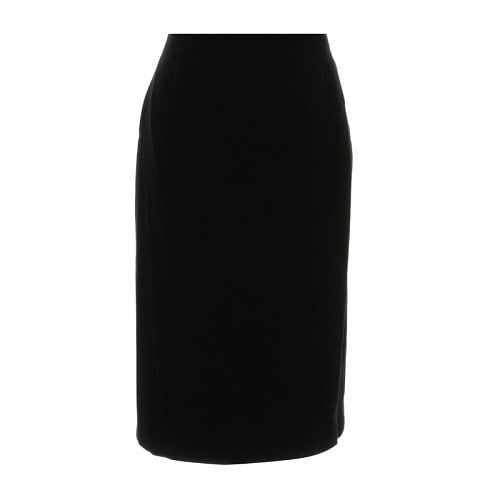 Velvet Embossed Midi Skirt - Black | Konga Online Shopping