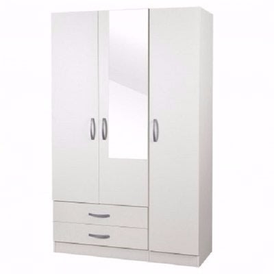Voelkel Vox 3 Door And 2 Drawer Wardrobe White Konga Online