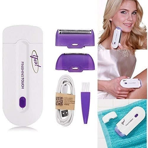 Finishing Touch Hair Remover Epilator Tool With Sensor Light Konga