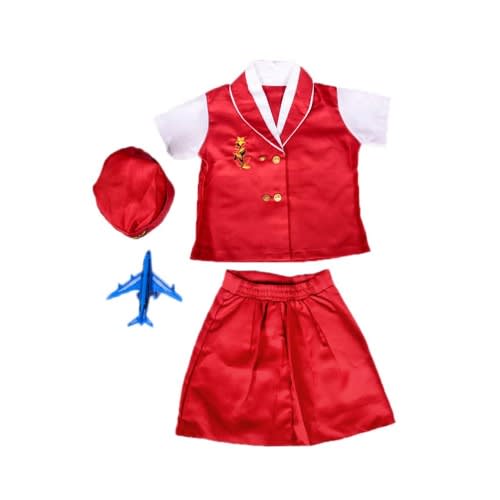 Kids Air Hostess Dress Up Costume Full Set Konga Online Shopping