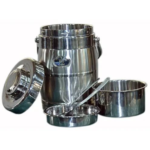Food Flask Vacuum Thermos Flask Stainless Steel Jug Jar + Free Spoon & Fork