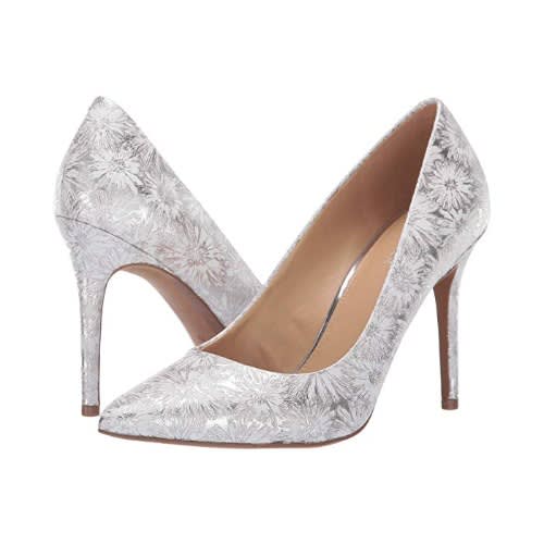 michael kors claire pump silver