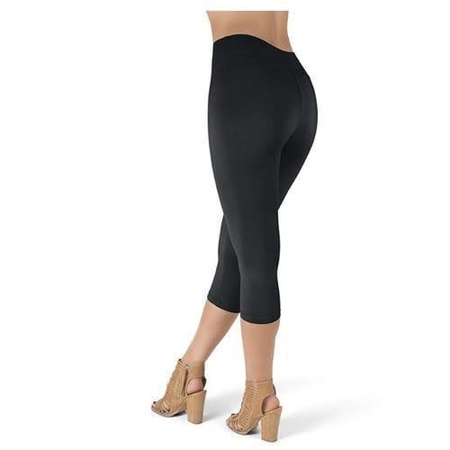 black three fourth leggings