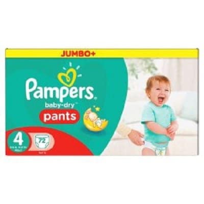 pampers baby dry nappy pants 4