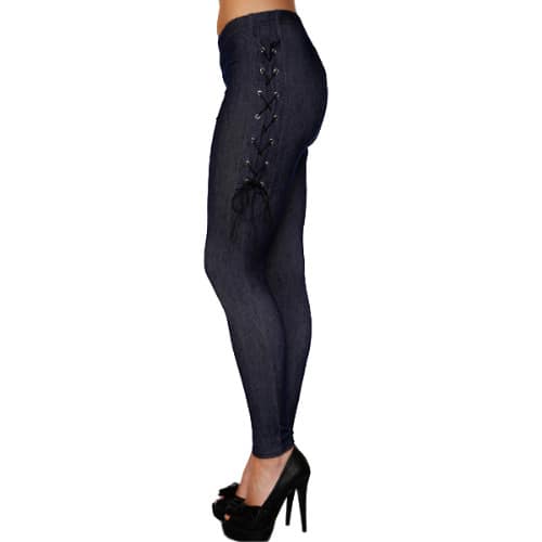 navy blue jeggings uk