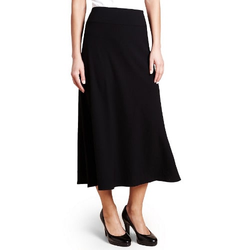 M&S Crepe Black Skirt | Konga Online Shopping