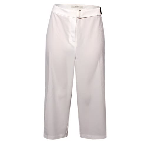 George Ladies Eyelet Detail Cropped Trousers White Konga