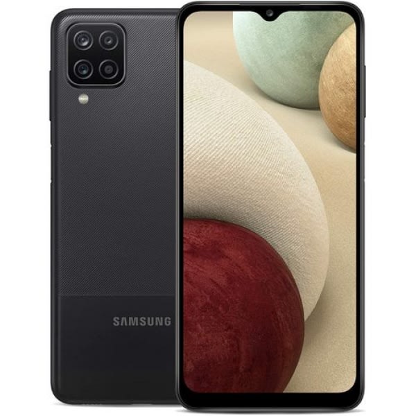 Galaxy A12, Black 6.5" (4gb, 64gb Rom) Android 10 (48/5/2/2)mp + 8mp Selfie - 4g - 5000mah.