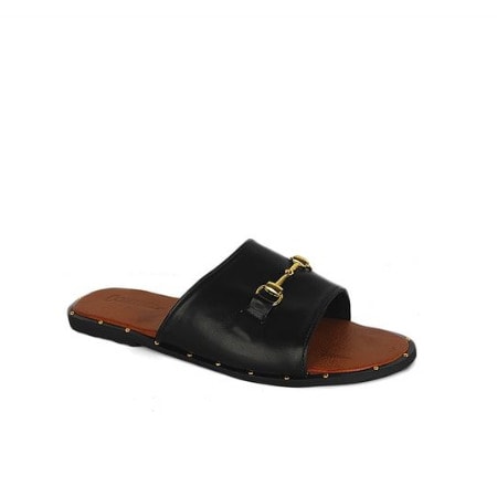 Men's Leather Cover Pam Palm Slippers 