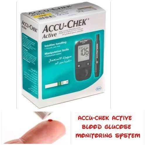 Accuchek Digital Blood Glucose Sugar Level Monitor Test