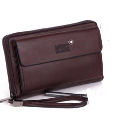 men's leather clutch purse