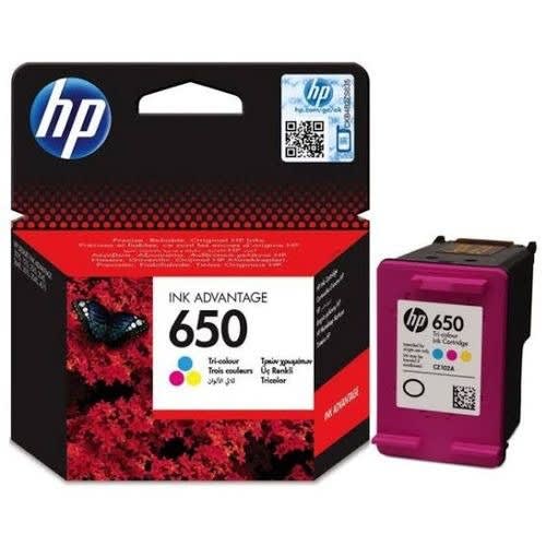 Hp 650 Ink Advantage Printer Cartridge Tri Color Konga Online Shopping