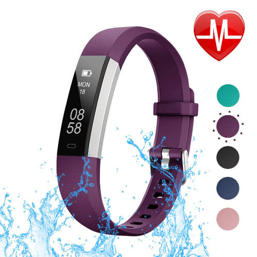 Letscom Fitness Tracker With Heart Rate Monitor Sports Activity
