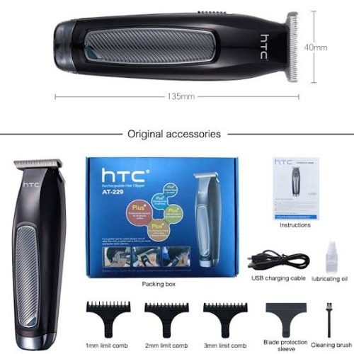 HTC Rechargeable Hair Clipper At - 229 | Konga Online Shopping