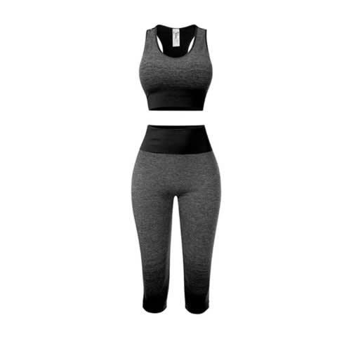 Women's Seamless 2 In 1 Fitness Yoga Wear Set | Konga Online Shopping