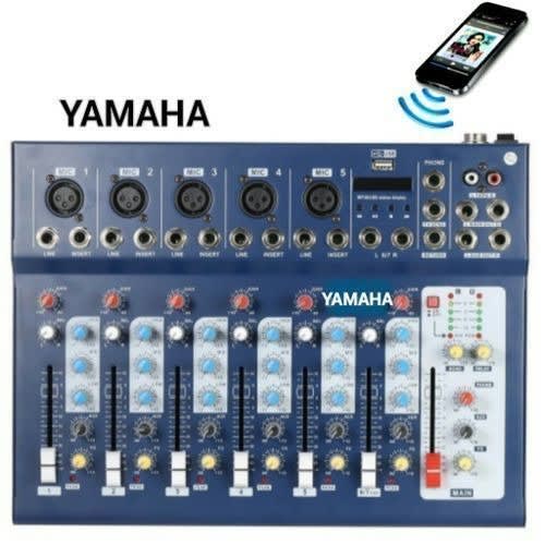 Yamaha 7 Channel Mixer With Bluetooth Usb Port Phantom Power 48V